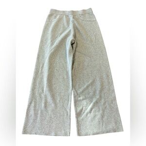 GC Fontana Cashmere Silk Wool Blend Wide Leg Pull On Cropped Knit Pants